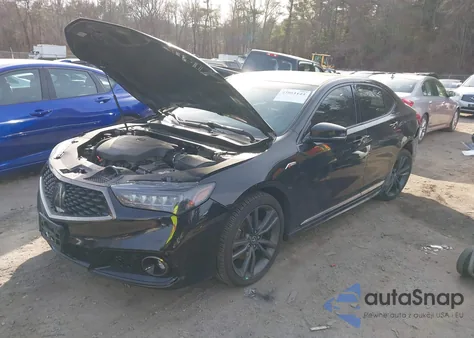 2018 Acura Tlx Tech A-Spec Pkgs из США, поврежденный, VIN 19UUB3F60JA004863